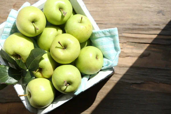 Juicy apples, close-up — Stock Photo, Image