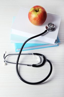 Kitaplar ile sağlık stetoskop