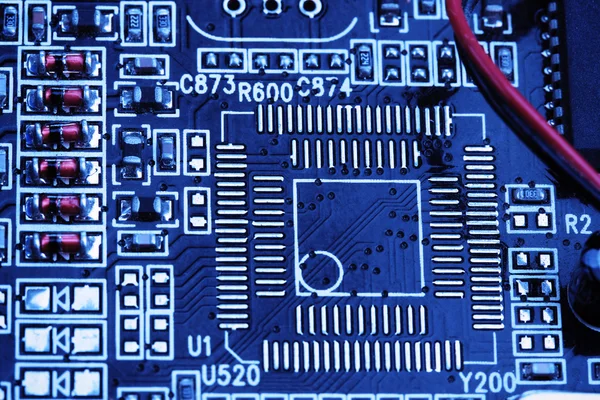 Moderno primer plano del tablero electrónico — Foto de Stock