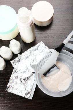 saç boyama için aksesuarlar