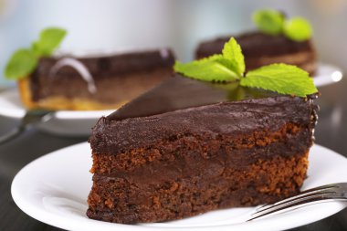 parça çikolatalı kek