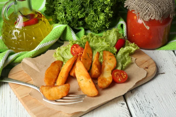 Homemade fried potato — Stock Photo, Image