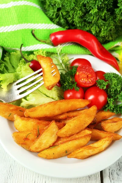 Homemade fried potato — Stock Photo, Image