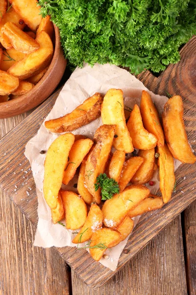 Hemmagjord stekt potatis — Stockfoto