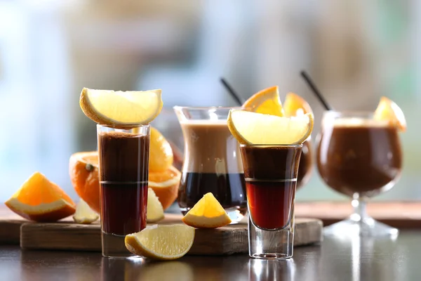 Cocktail espresso servito sul tavolo — Foto Stock