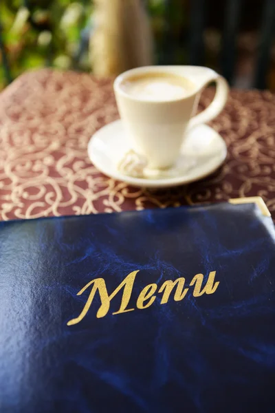 Tablo Restoran Menü kitap — Stok fotoğraf