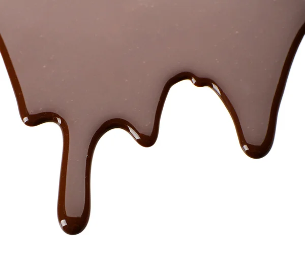 Melted chocolate dripping — Stock Photo, Image