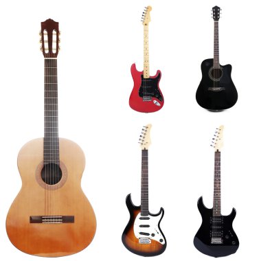 Modern gitar kolaj
