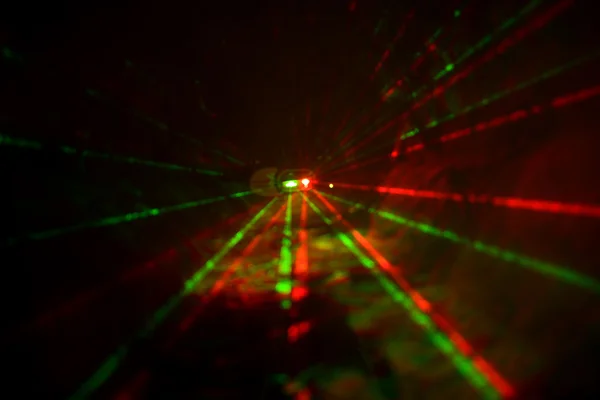 Abstrakt laserljus på svart bakgrund — Stockfoto