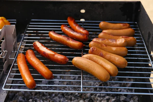 Embutidos en Parrilla Barbacoa — Foto de Stock