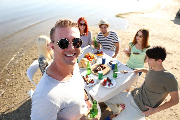 Young friends on rest, outdoors — Stock Photo, Image