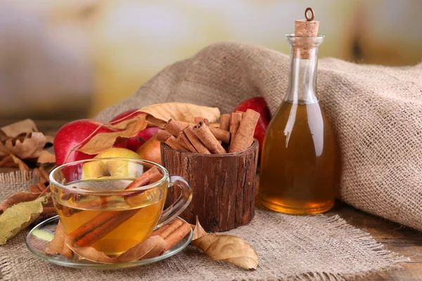 Composition of apple cider — Stock Photo, Image