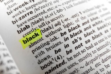 Marker ile vurgulanan kelime