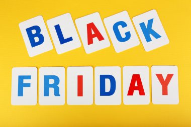 Black Friday from letters clipart