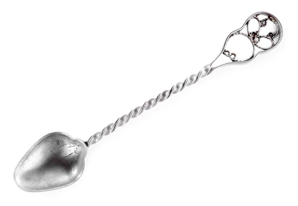 Teaspoon isolado em branco — Fotografia de Stock