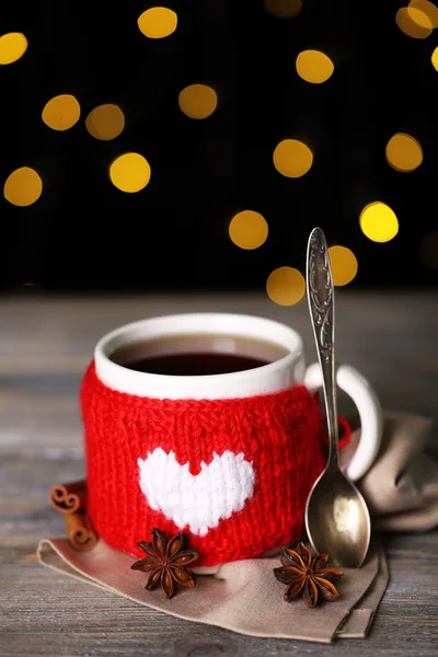 Tazza di tè caldo gustoso — Foto Stock