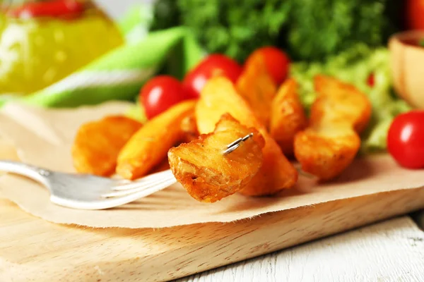 Homemade fried potato — Stock Photo, Image