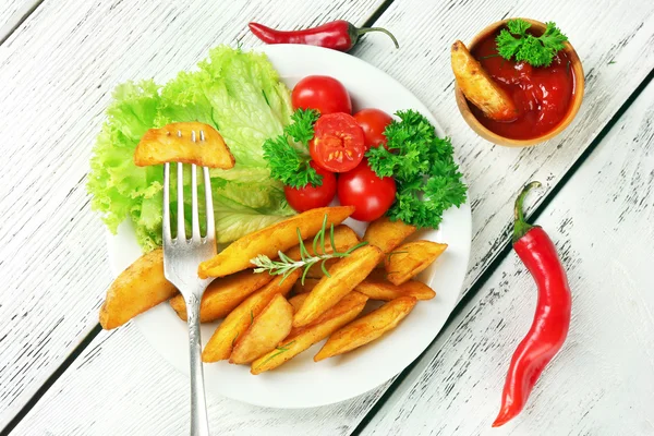 Homemade fried potato — Stock Photo, Image