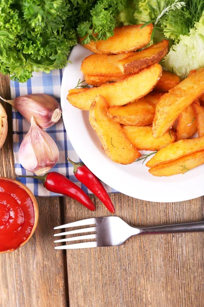 Homemade fried potato — Stock Photo, Image