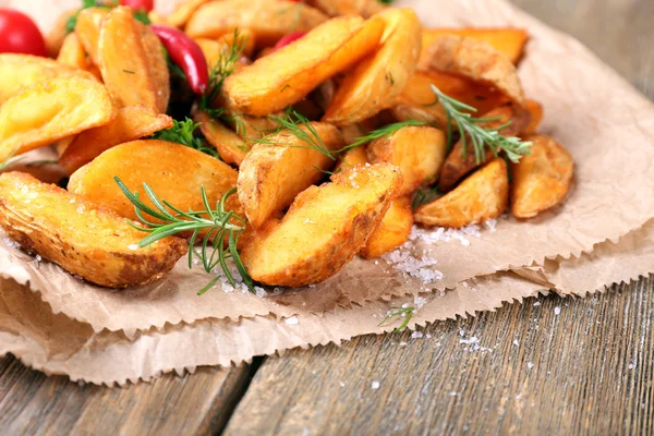 Domácí smažené brambory — Stock fotografie