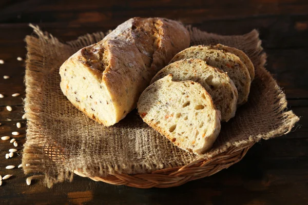 Pan blanco en rodajas — Foto de Stock