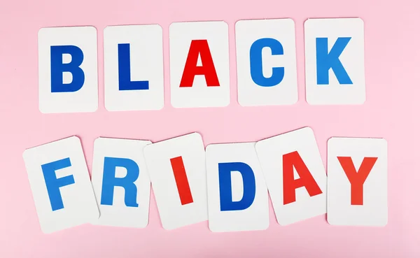 Black Friday from letters — Stock Photo, Image