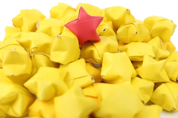 Origami stars group — Stock Photo, Image