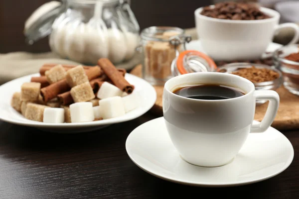 Świeżą kawę ze składników — Zdjęcie stockowe