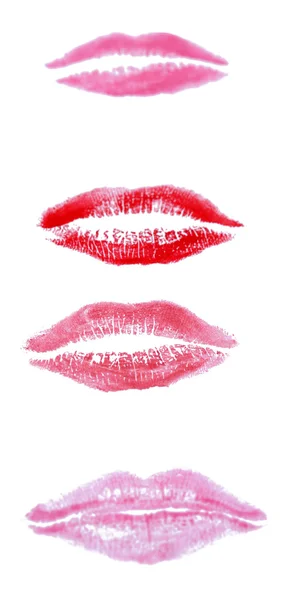 Set of lipstick kiss — Stock Photo, Image