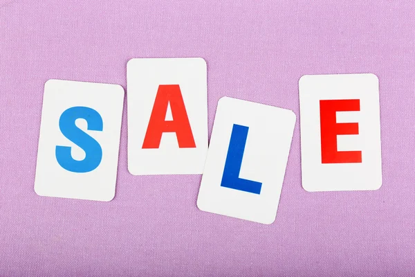 Hot sale made of letters — Stock Photo, Image