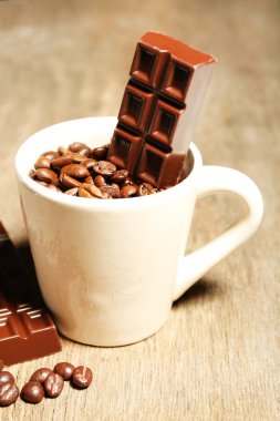 Çikolata kahve çekirdekleri
