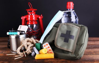 Emergency preparation equipment clipart