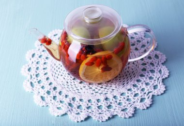 Çaydanlık içkide meyve