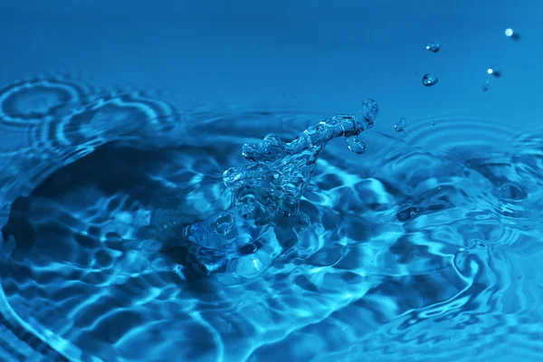 Spruzzi d'acqua, primo piano — Foto Stock