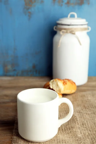 Tasty rustic milk — Stock Photo, Image