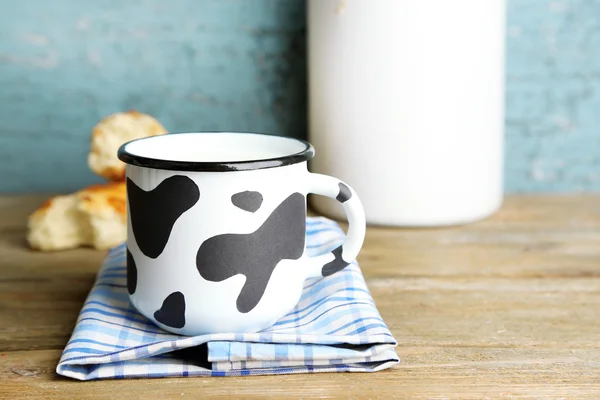 Tasty rustic milk — Stock Photo, Image