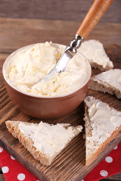 Fresh homemade butter — Stock Photo, Image