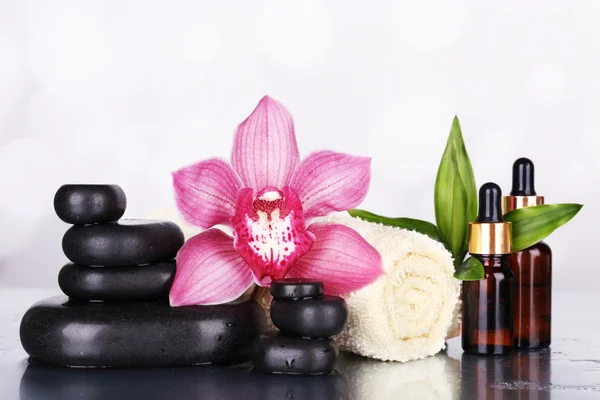 Spa composition with orchid — Stock Photo, Image