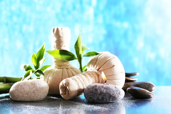 Spa herbal massage väskor — Stockfoto