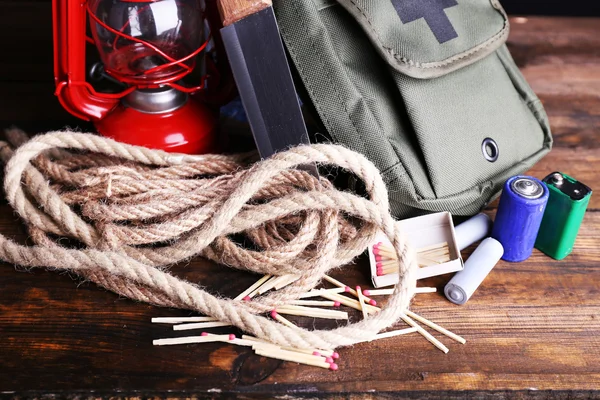 Equipo de preparación de emergencia —  Fotos de Stock