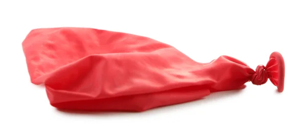 Popped red balloon — Stock Photo, Image