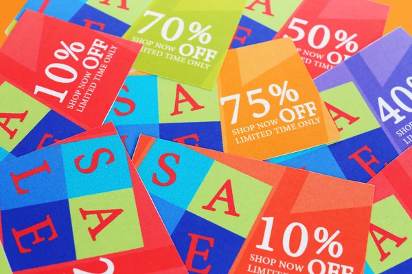 Coupons for shopping — Stock Photo, Image