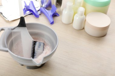 Saç boyama için Kuaför aksesuarları