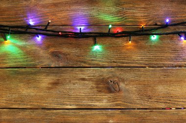 Renkli Noel ışıkları