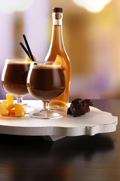 Cocktail expresso servi sur table — Photo