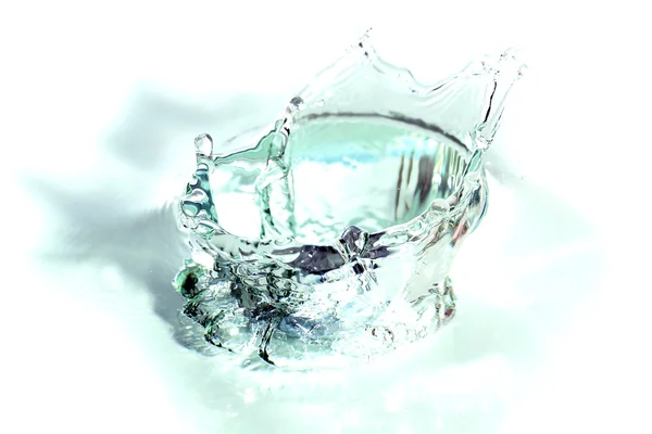 Stříkající vodě, close-up — Stock fotografie