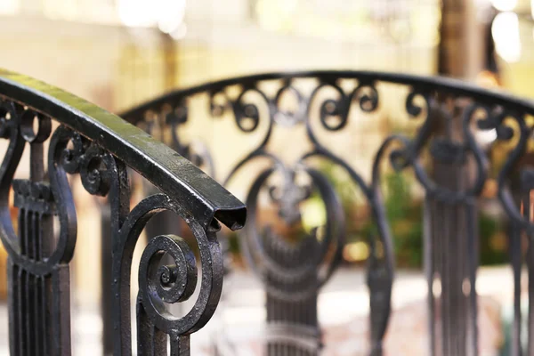 Black vintage Railings — Stock Photo, Image