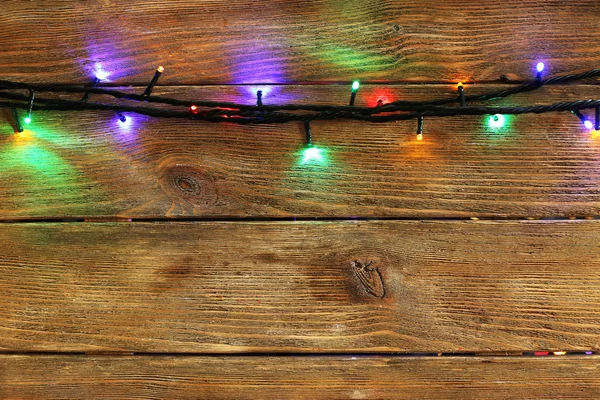 Πολύχρωμα φώτα των Χριστουγέννων — Φωτογραφία Αρχείου