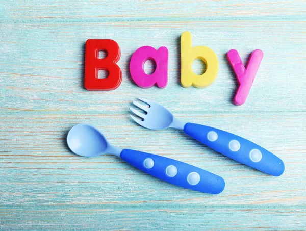 Baby word with colorful letters — Stock Photo, Image