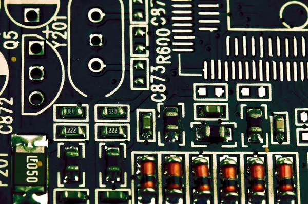 Moderno primer plano del tablero electrónico — Foto de Stock